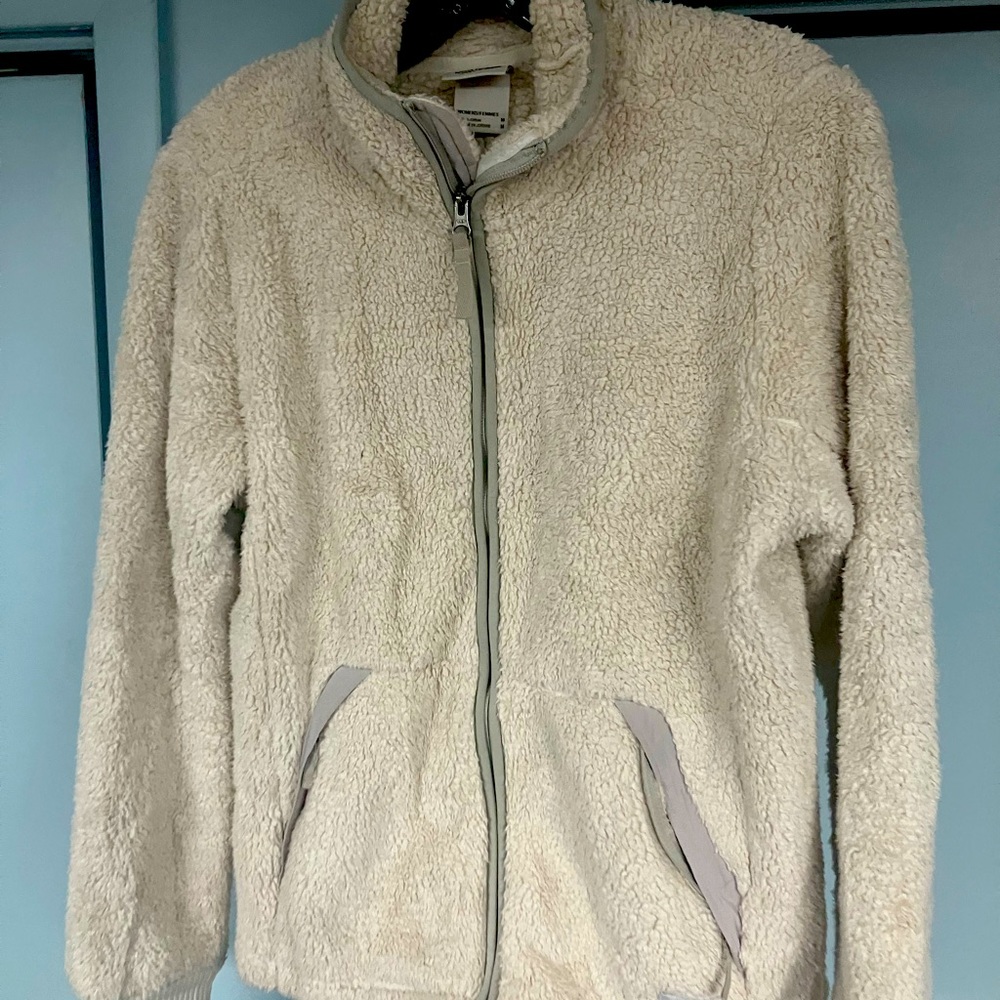 The North Face Fleece Full zip sweater outdoor brand jacket sweatshirt sz medium